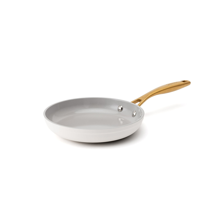 Elmich Nepřilnavá keramická pánev Zen Ø 20 cm - krémovo zlatá