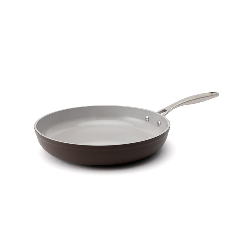 Elmich Nepřilnavá keramická pánev Zen Ø 26 cm - hnědá