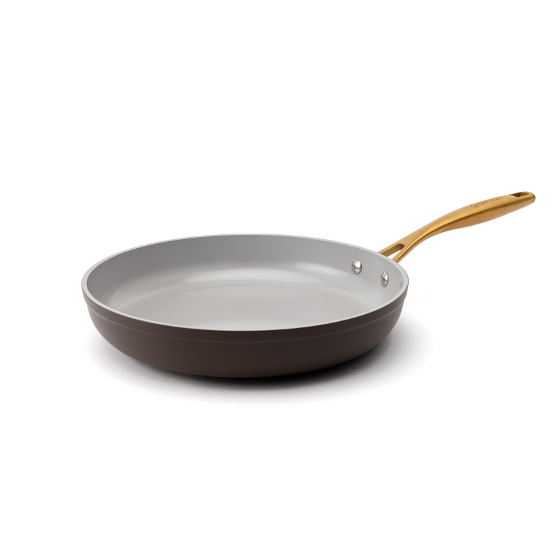 Elmich Nepřilnavá keramická pánev Zen Ø 28 cm - hnědo zlatá