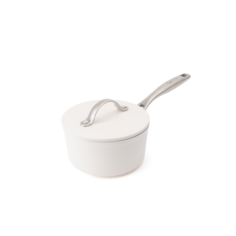 Elmich Nepřilnavý keramický rendlík Zen Ø 16 cm - krémově bílá