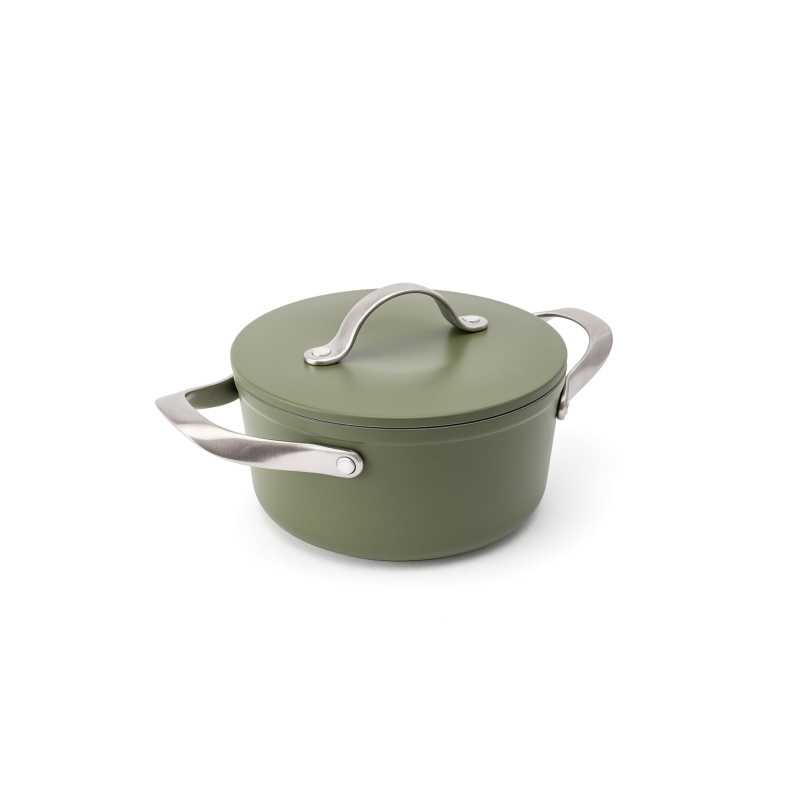 Elmich Nepřilnavý keramický hrnec Zen Ø 18 cm (2 l) - olivově zelená