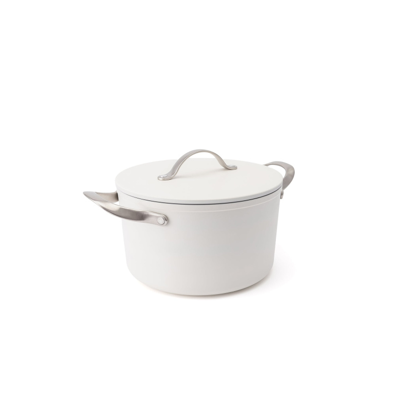 Elmich Nepřilnavý keramický hrnec Zen Ø 20 cm (3 l) - krémově bílá
