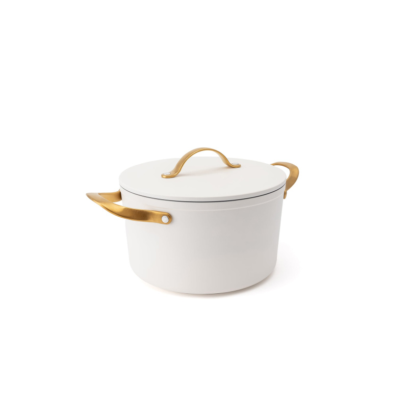 Elmich Nepřilnavý keramický hrnec Zen Ø 20 cm (3 l) - krémovo zlatá