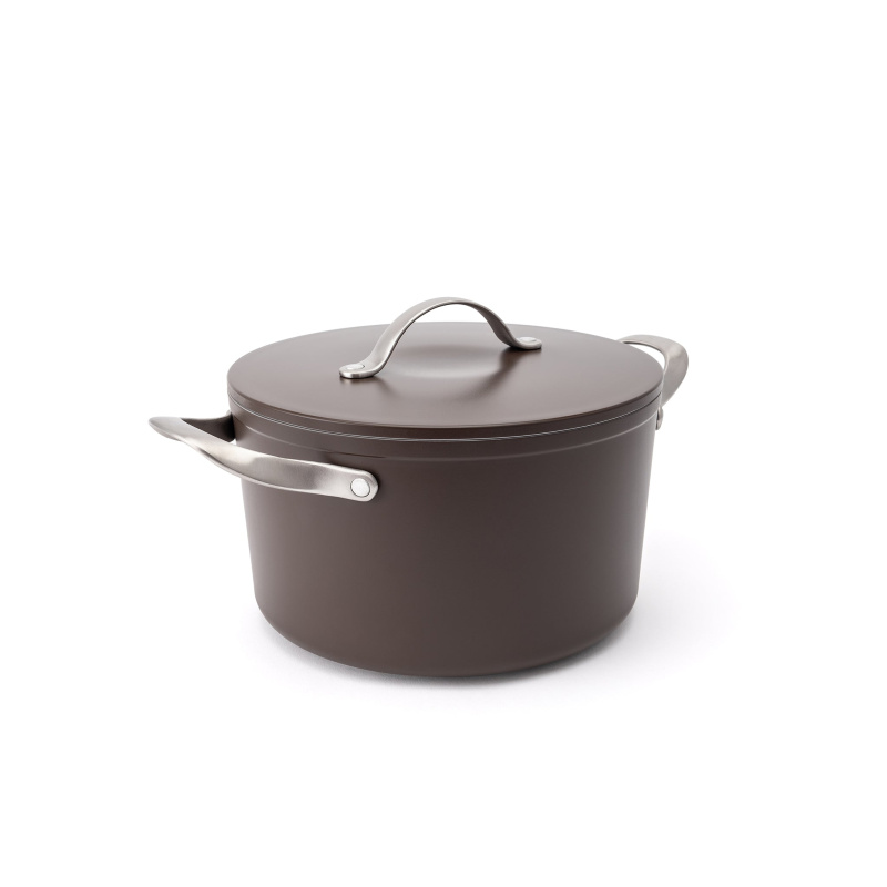 Elmich Nepřilnavý keramický hrnec Zen Ø 24 cm (5,5 l) - hnědá