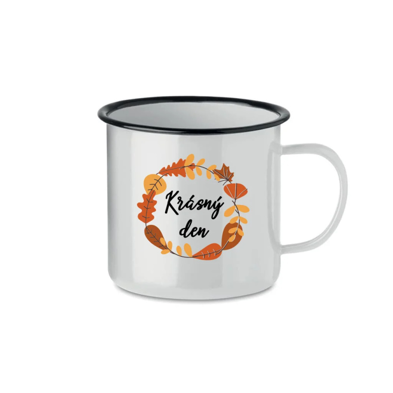 KRÁSNÝ DEN (PODZIM) - bílý plecháček 350 ml