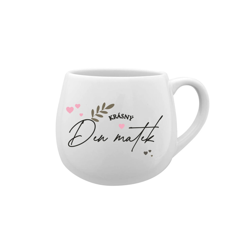 KRÁSNÝ DEN MATEK - bílý keramický hrníček 300 ml