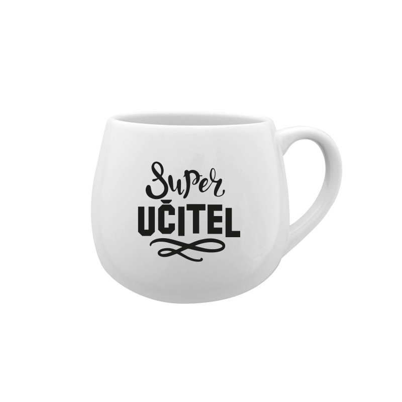 SUPER UČITEL - bílý keramický hrníček 300 ml