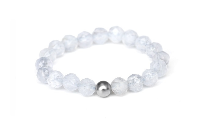 Agato Minerální prsten s chalcedonem POL-R17 60 mm