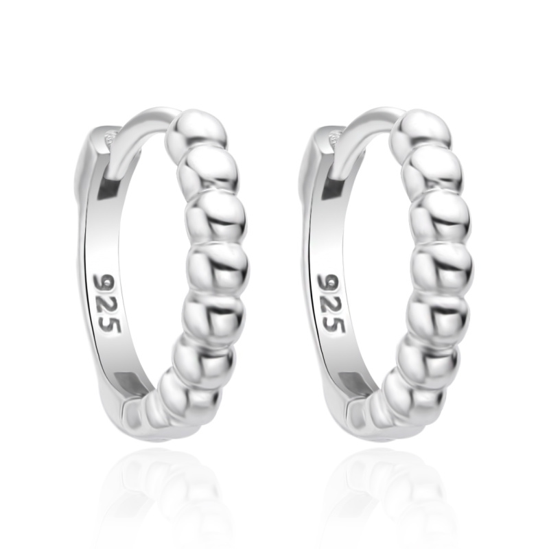 Agato Půvabné kruhové náušnice ze stříbra AGT-E249K