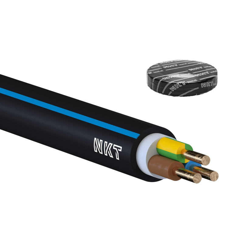 Kabel CYKY-J 3× 1,5 RE 50 m/bal.