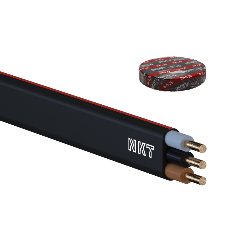 Kabel CYKYLo-O 3× 1,5 RE 100 m/bal.
