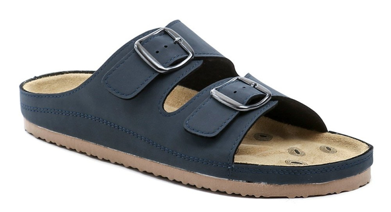 Medi Line 1242-25 navy pánské zdravotní pantofle EUR 41