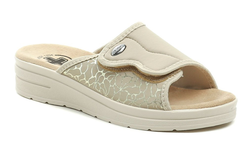 Medi Line 1718 béžové dámské zdravotní nazouváky EUR 38