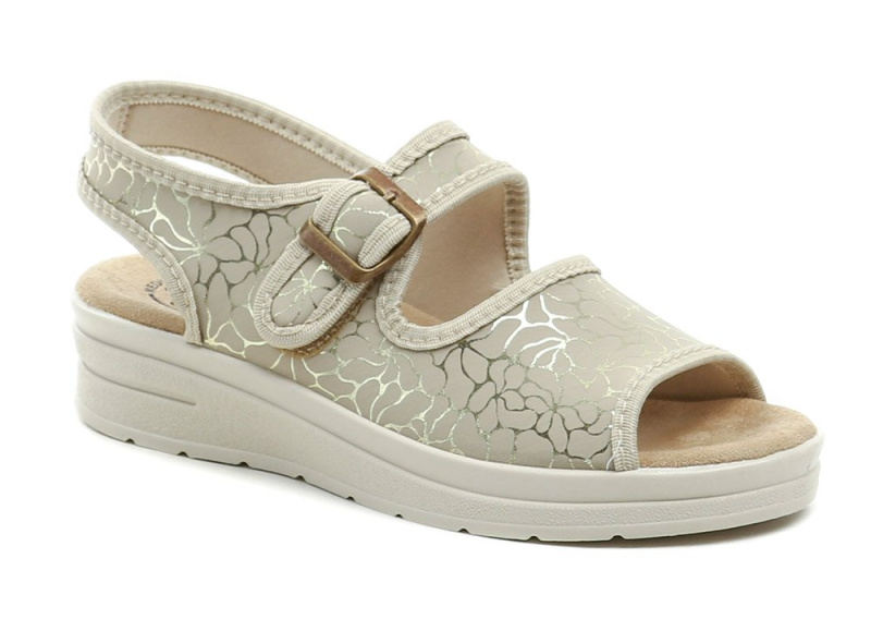 Medi Line 24725 béžové dámské zdravotní sandály EUR 38