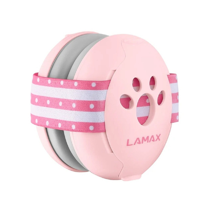 LAMAX BabyMuffs1 Pink Protihluková sluchátka 1 kus