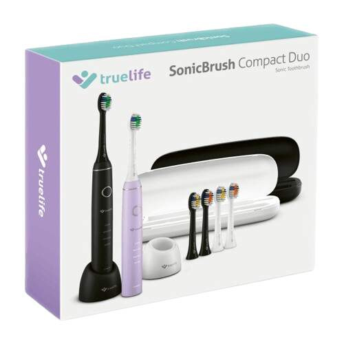 TRUELIFE SonicBrush compact duo sonické zubní kartáčky 2 kusy