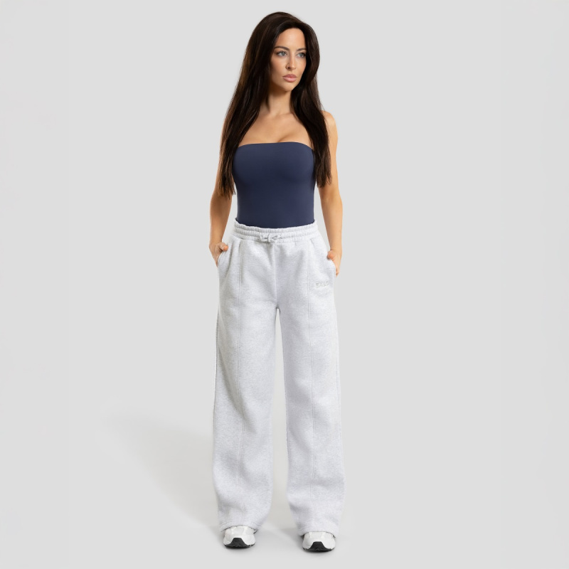 Dámské tepláky exalted comfy-nest™ oversized straight leg šedá xs