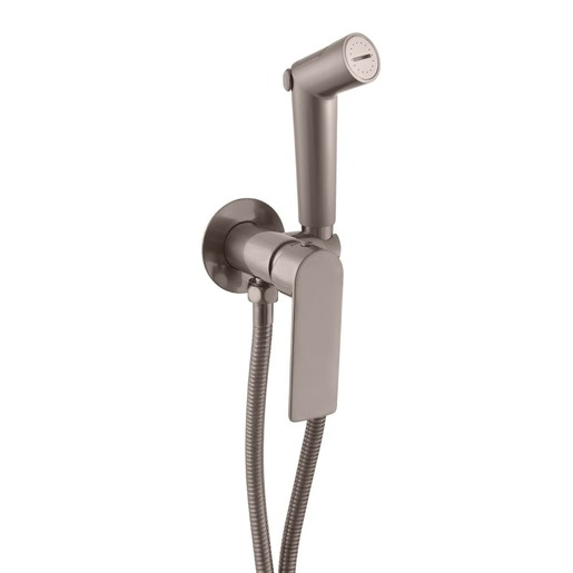 RAV SLEZÁK Nil bidetová baterie včetně podomítkového tělesa metal grey kartáčovaná NL143MGK