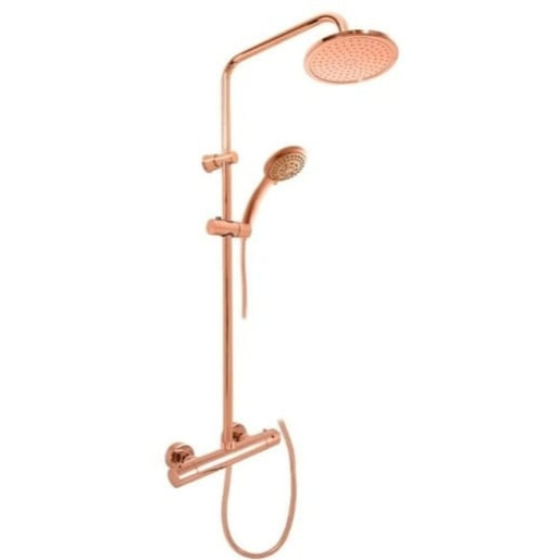 Sprchový systém RAV SLEZÁK zlatá růžová kartáčovaná TRM82.5/7-61ZRK