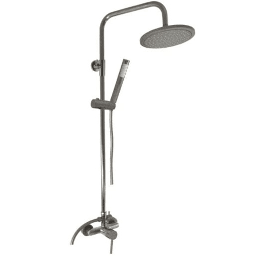 Sprchový systém RAV SLEZÁK Seina se sprchovým setem metal grey kartáčovaná SE982.5/5-61MGK