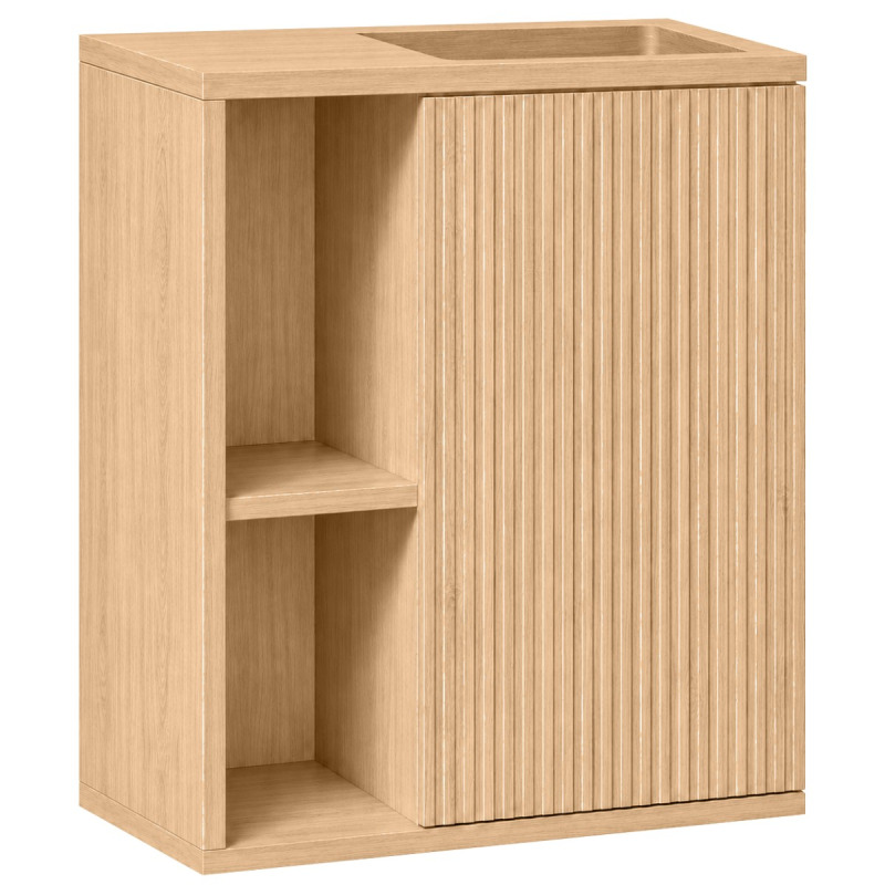 Umyvadlová skříňka pro WC Sofia - dub Vicenza - 49,5x62x25 cm