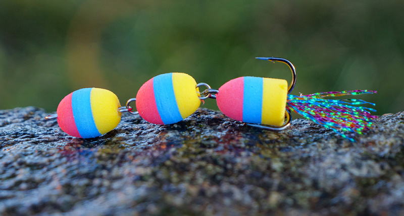 Redbass mandula red/blue/yellow - s 50 mm 1,2 g