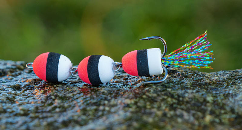 Redbass mandula red/black/white - s 50 mm 1,2 g