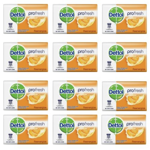 Dettol antibakteriální pevné mýdlo 12x100g RE-ENERGIZE