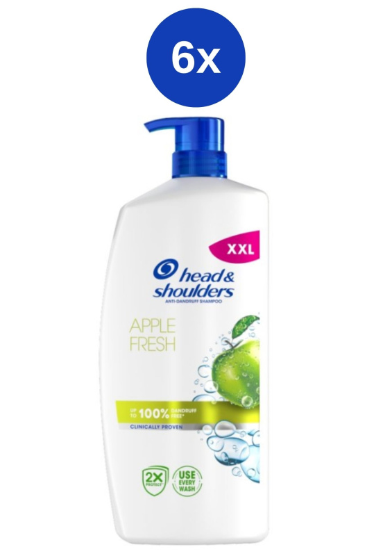 H&S šampon 6x800ml Apple