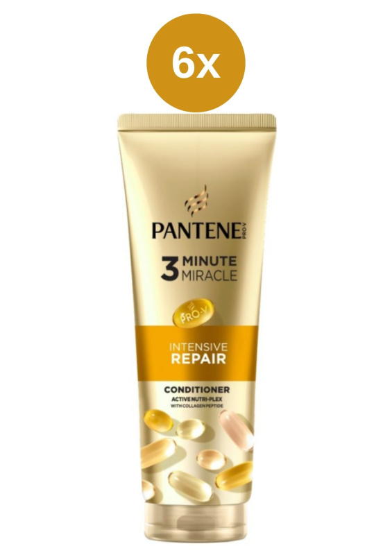 Pantene kondicioner 3 Minute Miracle Repair&Protect 6x220ml