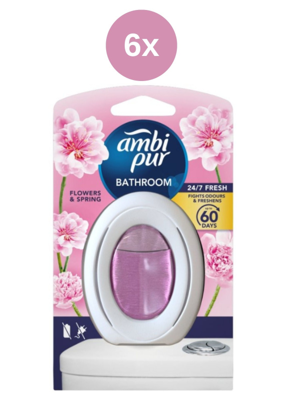 AmbiPur do koupelny Flower&Spring 6x7,5ml