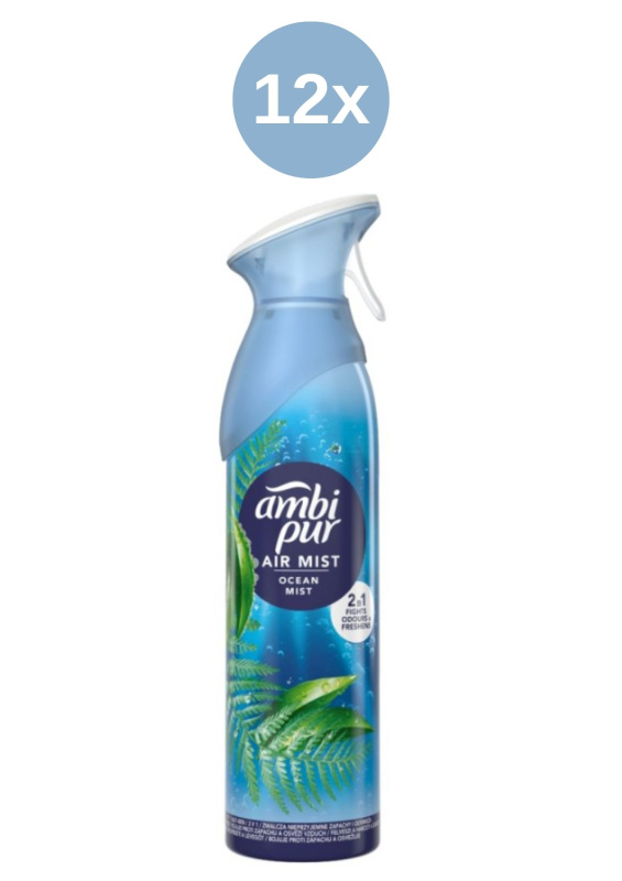 AmbiPur Spray 12x185ml Ocean Mist