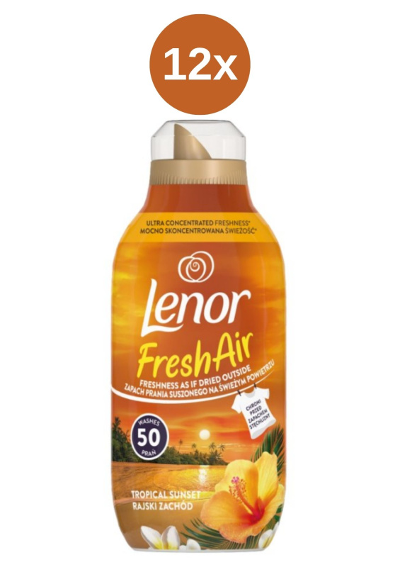 Lenor aviváž Fresh Tropical Sunset 12x700ml/50PD