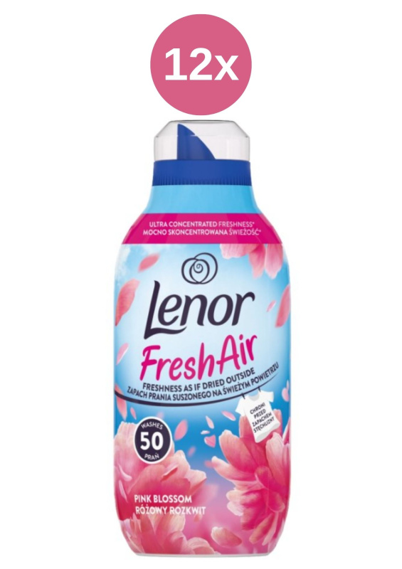 Lenor aviváž Fresh Pink Blossom 12x700ml/50PD
