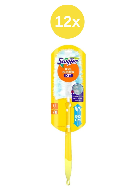 Swiffer XXL Duster Kit teleskopická rukojeť 12x prachovka 2 ks
