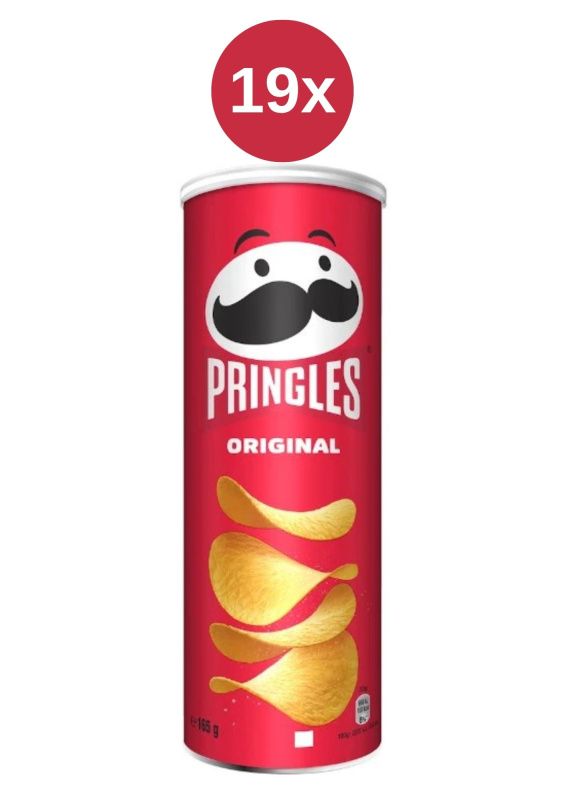 Pringles original 19x165 g