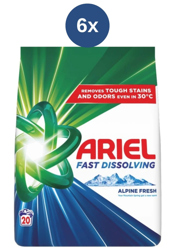 Ariel prášek 6x20PD Mountain Spring