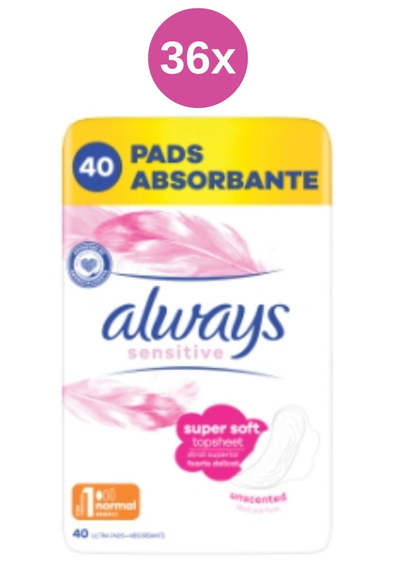Always vložky 36x(40ks/fol) Ultra sensitive