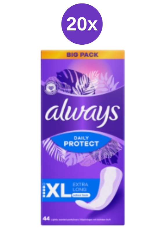 Always vložky 20x(44ks/kra) Slip Ext Long