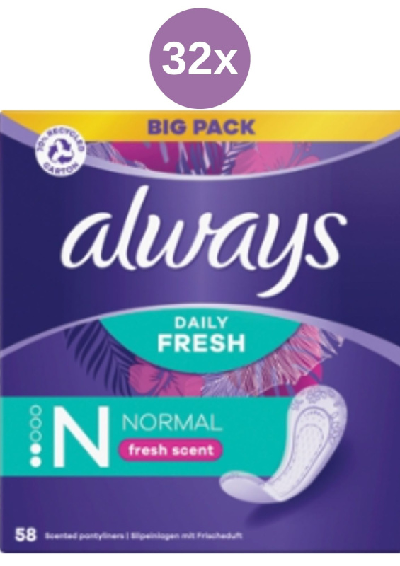 Always vložky 32x(58ks/kra) Slip Normal Deo