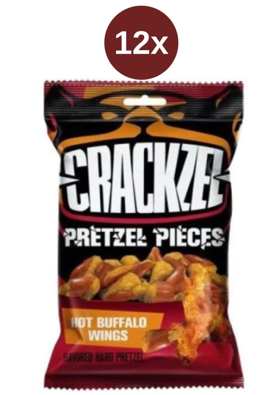 Crackzel preclíky hot buffalo wings 12x 65g