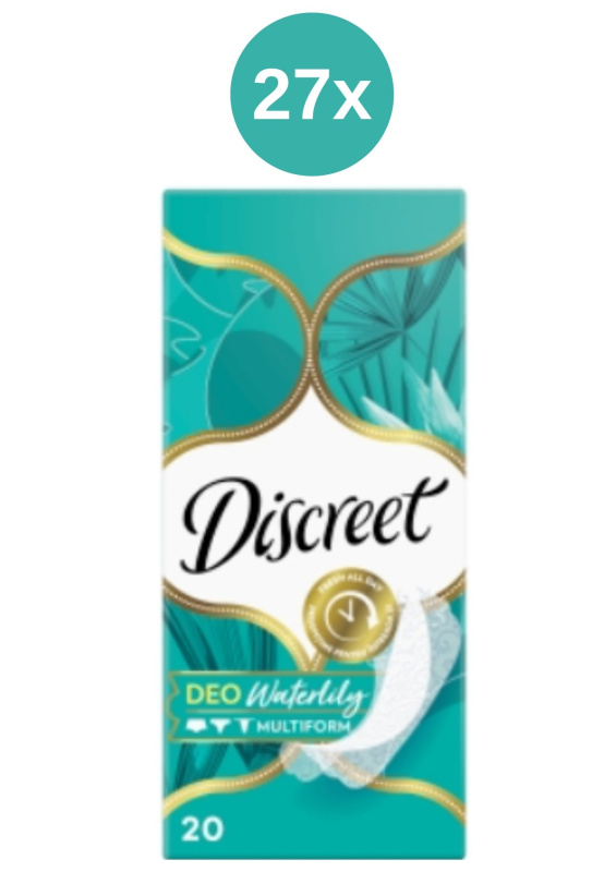 Discreet Intimky 27x20ks Waterlily Deo