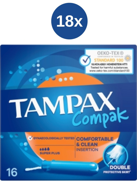Tampax Compak 18x(16ks/kra) Super