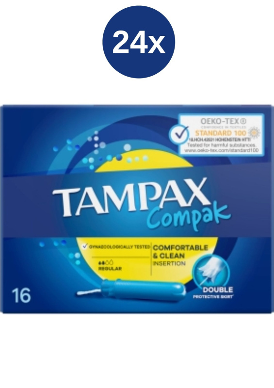 Tampax Compak tampony 24x(16ks/kra) Regular