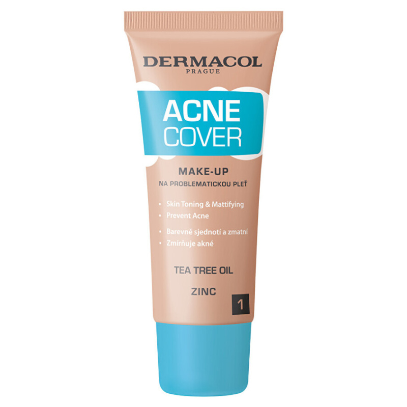 Dermacol Acne Cover zklidňující make-up s Tea Tree oil odstín No. 2 30 ml