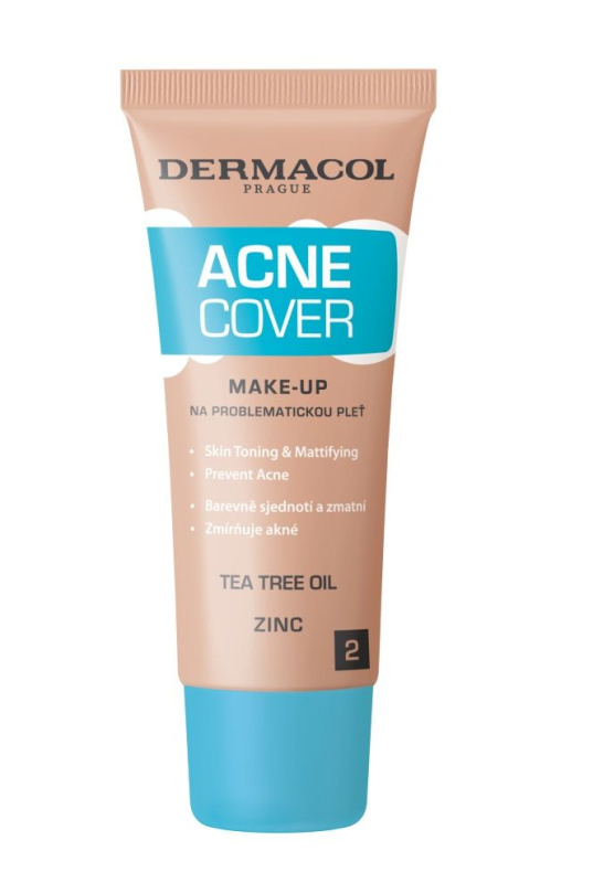 Dermacol Acne Cover zklidňující make-up s Tea Tree oil odstín No. 2 30 ml