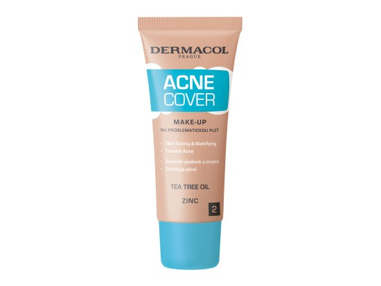 Dermacol Acne Cover zklidňující make-up s Tea Tree oil odstín No. 2 30 ml