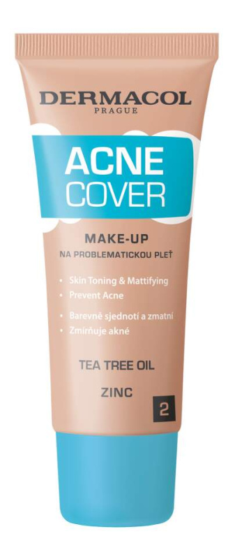 Dermacol Acne Cover zklidňující make-up s Tea Tree oil odstín No. 2 30 ml