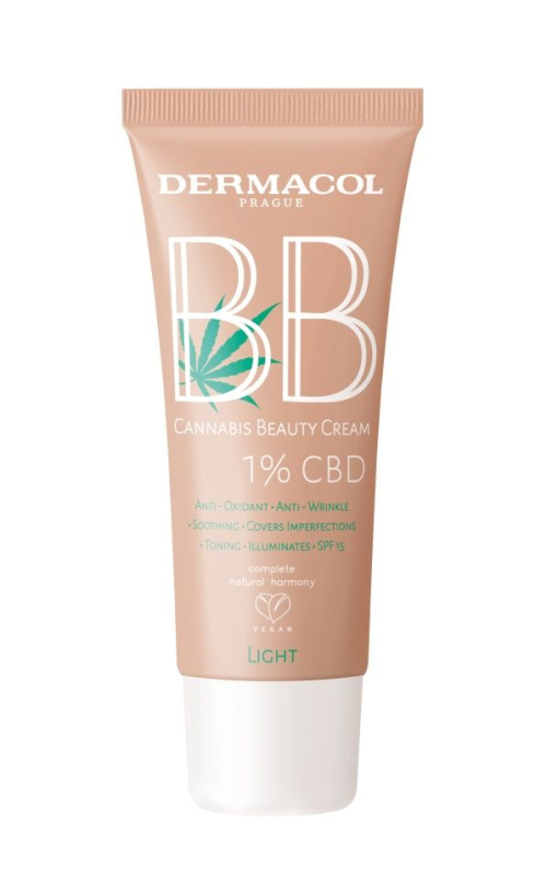 Dermacol Cannabis Beauty Cream BB krém s CBD odstín no.1 Light 30 ml
