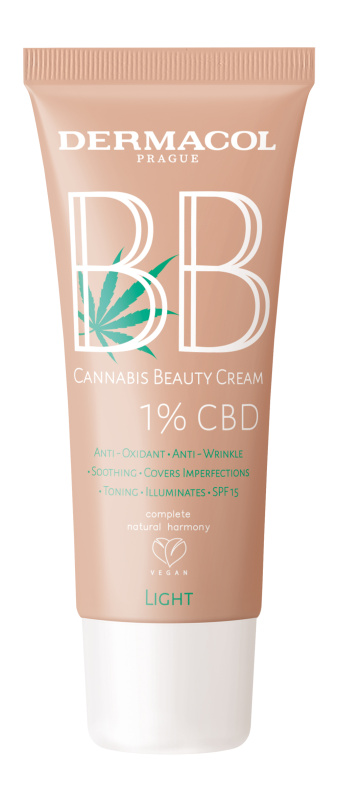 Dermacol Cannabis Beauty Cream BB krém s CBD odstín no.1 Light 30 ml